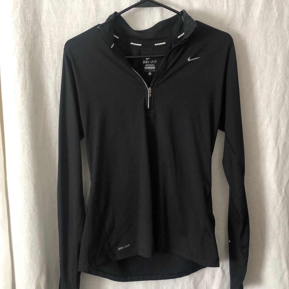Nike 1/4 zip dri-fit long sleeve top